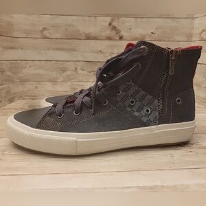 Levi Strauss Comfort Canvas Sneakers - Mens Size 8.5 - Denim High Tops